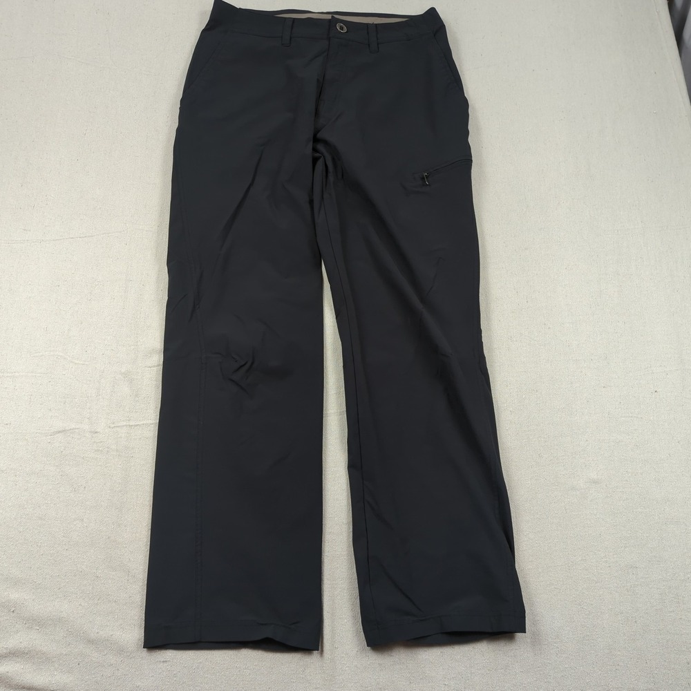 Exofficio Pants Mens 30x30 Black Nomad Nylon Outdoor Casual Hiking